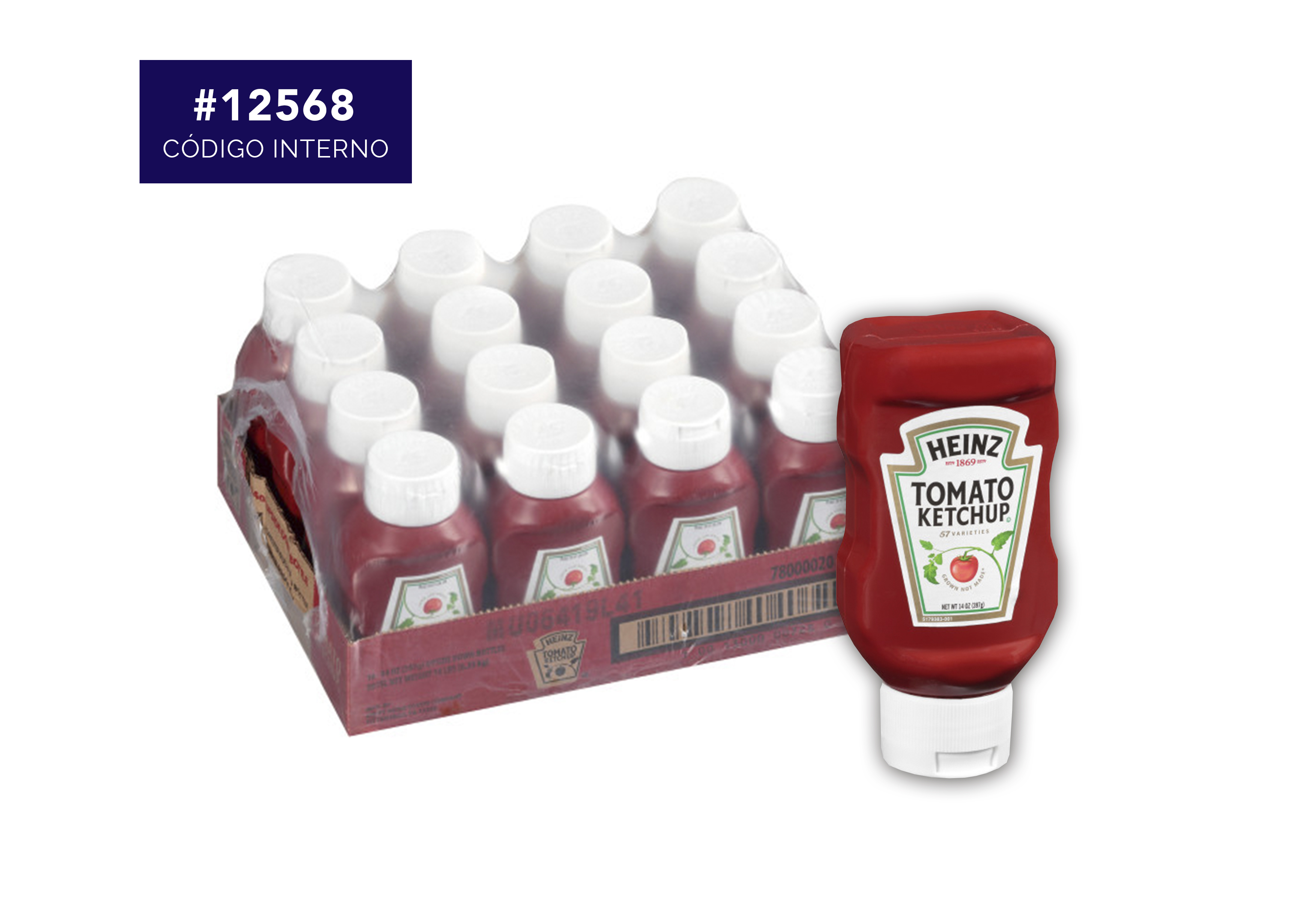 SALSA CATSUP RED PET